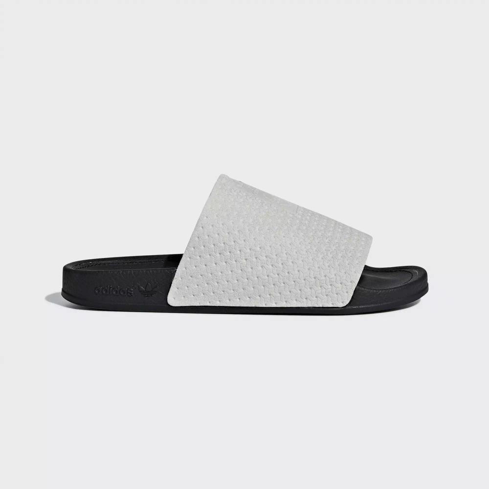 Adidas Adilette Luxe Chanclas Grises Para Mujer (MX-78830)